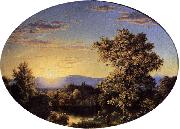 Frederic Edwin Church Twilight among the Mountains oil painting on canvas